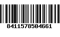 Código de Barras 8411578504661