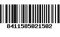 Código de Barras 8411585021502