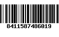 Código de Barras 8411587486019