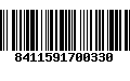 Código de Barras 8411591700330