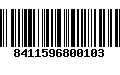 Código de Barras 8411596800103