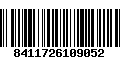 Código de Barras 8411726109052