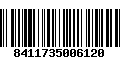 Código de Barras 8411735006120