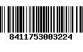 Código de Barras 8411753003224