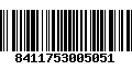 Código de Barras 8411753005051