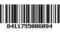 Código de Barras 8411755006094