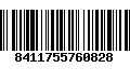 Código de Barras 8411755760828