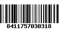Código de Barras 8411757030318