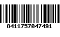 Código de Barras 8411757047491