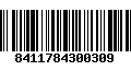 Código de Barras 8411784300309