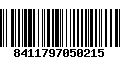 Código de Barras 8411797050215