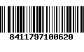 Código de Barras 8411797100620