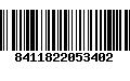 Código de Barras 8411822053402