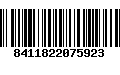 Código de Barras 8411822075923