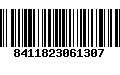 Código de Barras 8411823061307