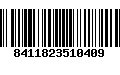Código de Barras 8411823510409