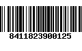 Código de Barras 8411823900125