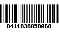 Código de Barras 8411838050068