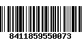 Código de Barras 8411859550073