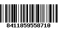 Código de Barras 8411859558710