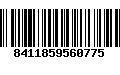 Código de Barras 8411859560775