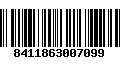 Código de Barras 8411863007099