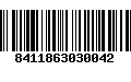 Código de Barras 8411863030042
