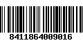 Código de Barras 8411864009016