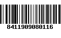 Código de Barras 8411909080116