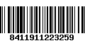 Código de Barras 8411911223259