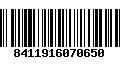 Código de Barras 8411916070650