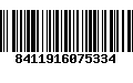 Código de Barras 8411916075334