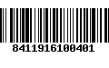 Código de Barras 8411916100401