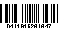 Código de Barras 8411916201047