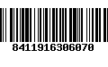 Código de Barras 8411916306070