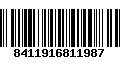 Código de Barras 8411916811987