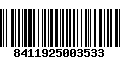 Código de Barras 8411925003533