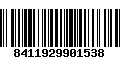 Código de Barras 8411929901538