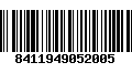 Código de Barras 8411949052005