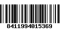 Código de Barras 8411994015369