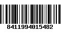 Código de Barras 8411994015482