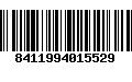 Código de Barras 8411994015529