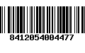 Código de Barras 8412054004477