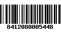 Código de Barras 8412080005448