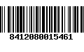 Código de Barras 8412080015461