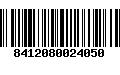 Código de Barras 8412080024050