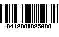 Código de Barras 8412080025088