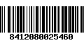 Código de Barras 8412080025460