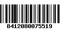 Código de Barras 8412080075519