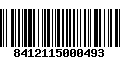 Código de Barras 8412115000493